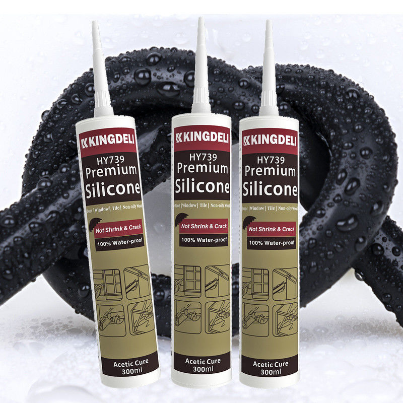 Γρήγορη ξήρανση χρωματιστή αδιάβροχη οξική χρήση Σιλικόνη Σφραγιστικό για Caulking