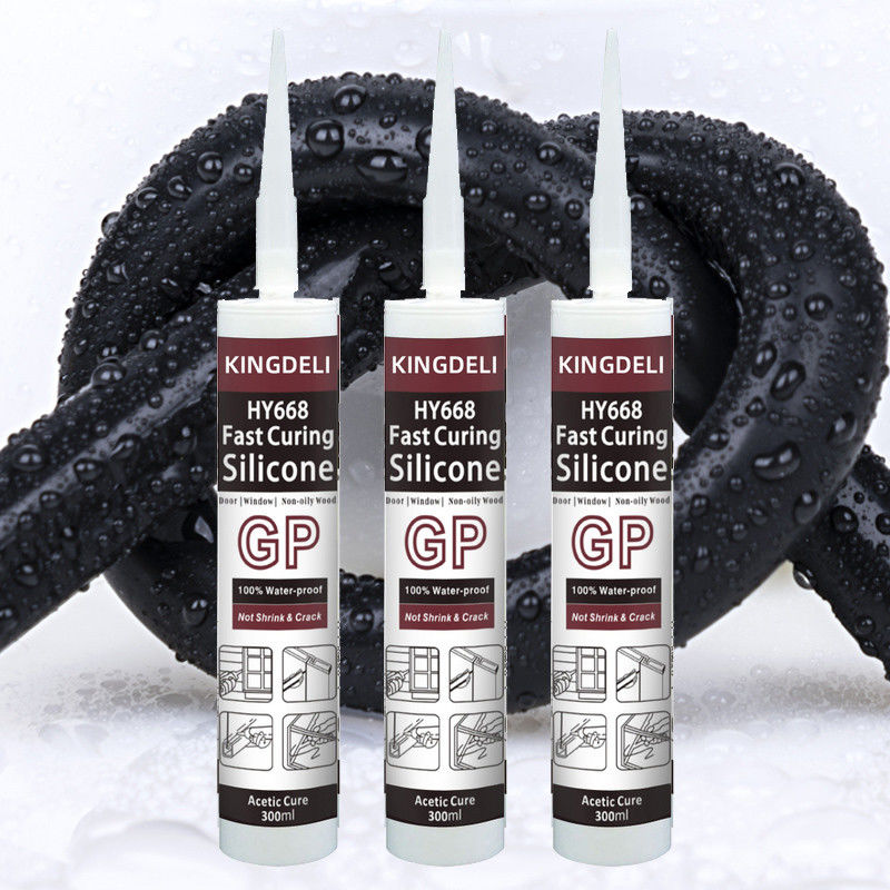 Γρήγορα ξηρό οξικό σιλικόνης νερό χρώματος στεγανωτικής ουσίας διαφανές ανθεκτικό