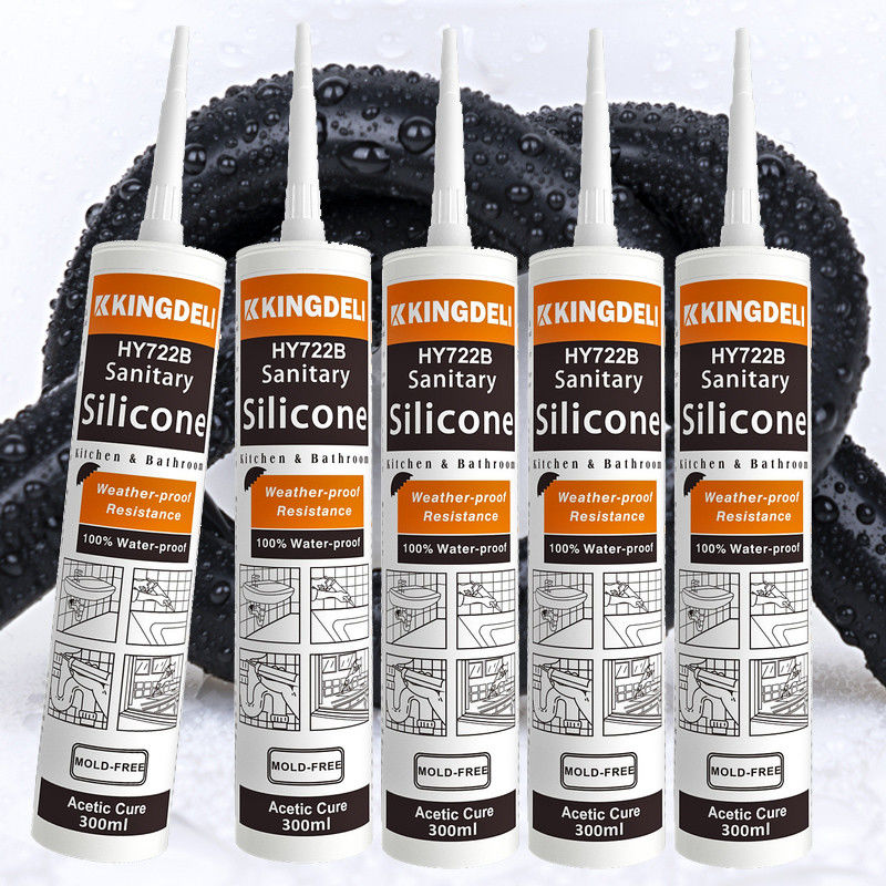 Χονδρικός πώλησης RTV Γενικού Χρήματος Σιλικόνιο Σφραγιστικό Οξικού Τύπου Λευκό Γκρίζο